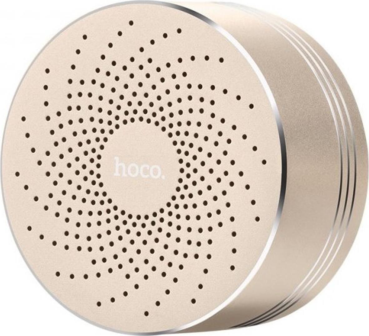Hoco BS5 Bluetooth reproduktor prenosný MicroSD slot Premium Sound Robustný v zlatej farbe