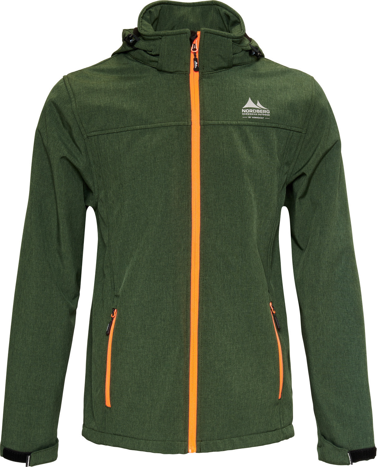 Nordberg Mats Herren Softshell Jacke Grün Melange L