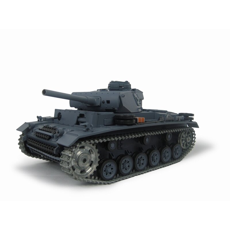 Torro 1:16 RC Panzer PzKpfw III Ausf. L grau BB+IR 13311-GY