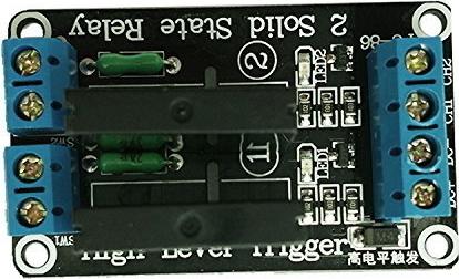 Funduino Relaiskarte, Solid State Relais - 2 Kanal, 5V