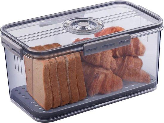 OEM Geschikt für den Aufenthaltsraum, brotbewahrungsbehälter mit Deckel, Toast-, Bagel- und Donut-Konservierungsmittel, selbstgebackene Kekse (grau) 2026