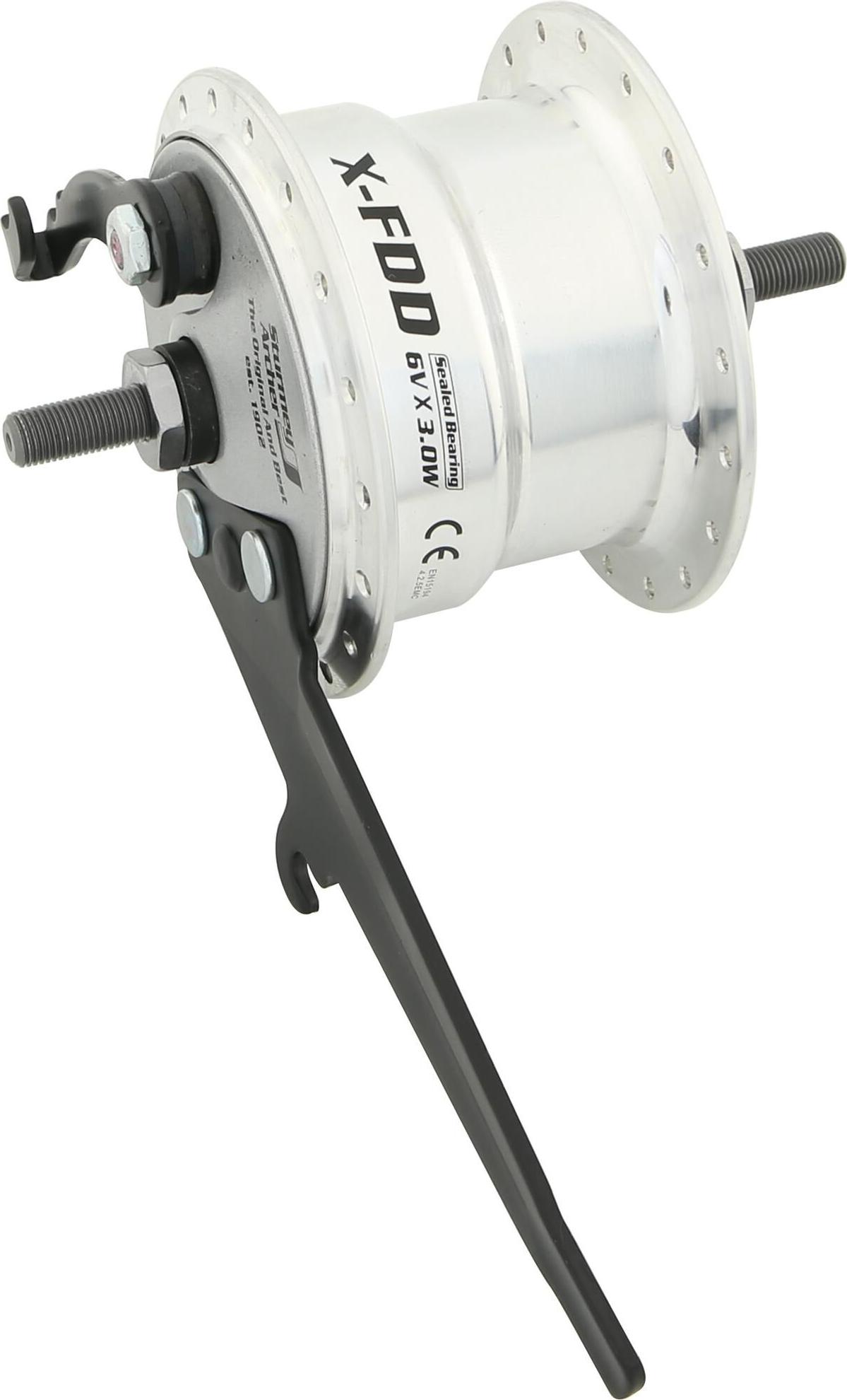 STURMEY ARCHER Nabendynamo "X-FDD 3,0" 36 Loch, mi silber X-FDD3.0WAM-BOX