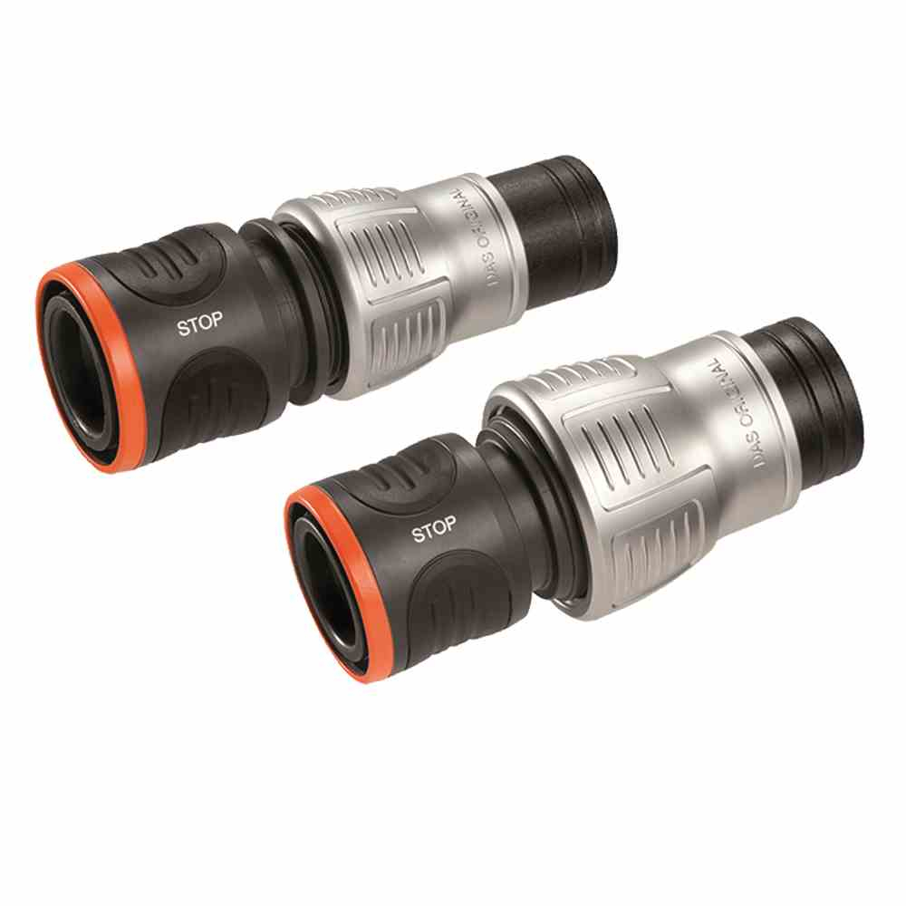 GARDENA 182-5350 Prem.Wasserstop 13-16mm (1/2'-5/8'), lose, grausilber/schwarz GTSG83558