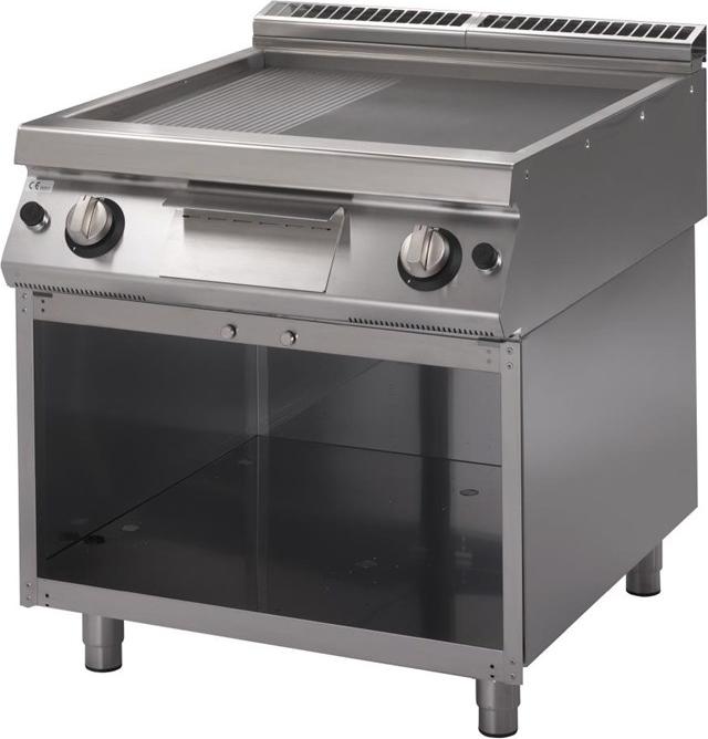 Gastronoble Gastro M 700 Gasgrillplatte Gm70/80Ftrgs 2/3 Glatt 1/3 Gerillt