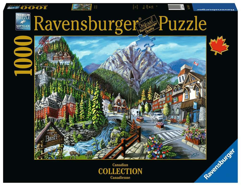 Ravensburger Spielverlag RAVENSBURGER Puzzle 1000el Willkommen bei Banff 164813 Ravensburger WLP-Ravensburger-16481
