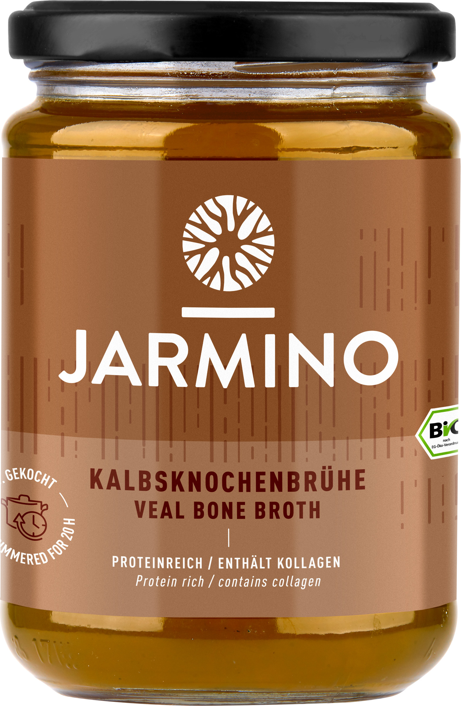 Jarfood GmbH JARMINO Kalbsknochenbrühe (6x 350ml) KBK6