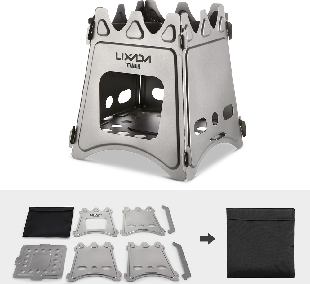 Cocosity Holzofen, Campingkocher, Camping-Holzherd