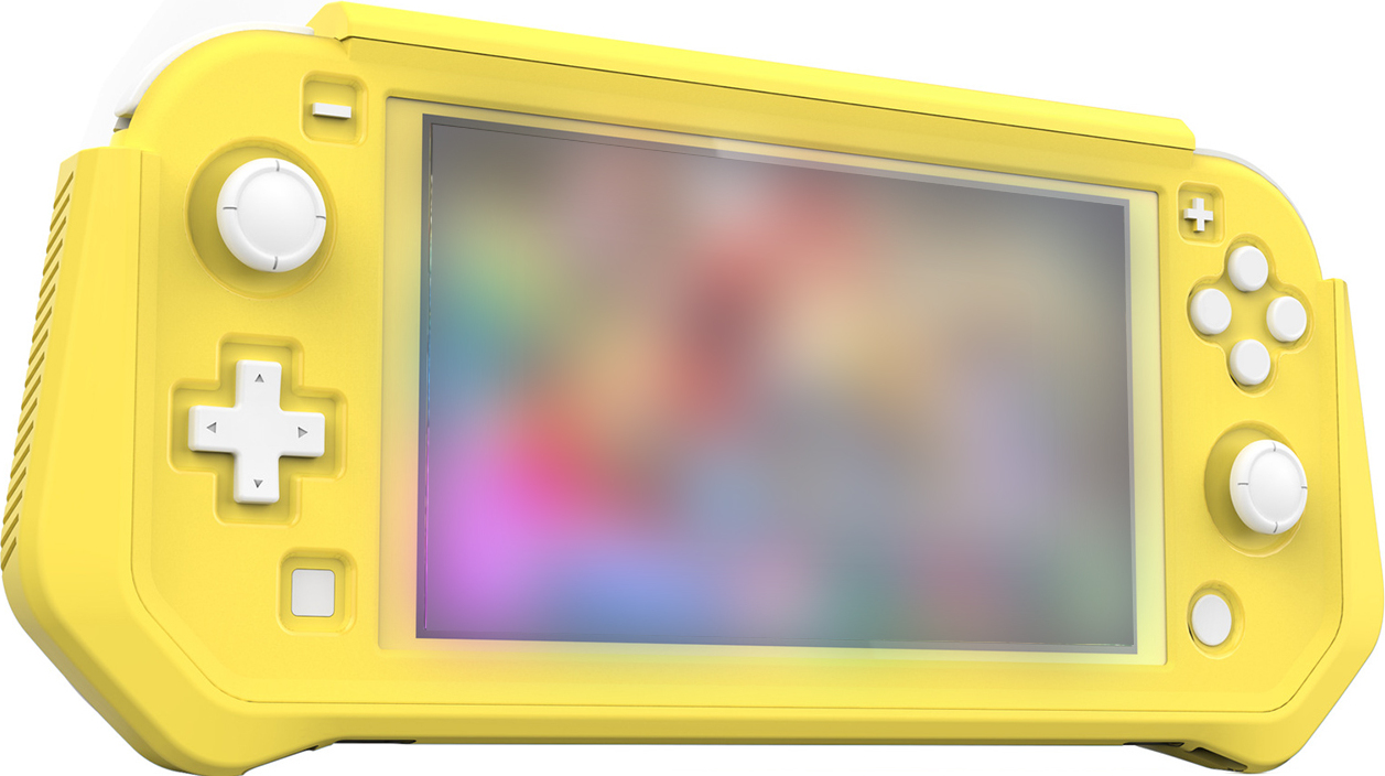 Bmen Protective Shell Anti-Scratch Easy Assembly PC Perfekte Übereinstimmungskonsole-Protektor für Switch Lite-Gelb 2957566@brem