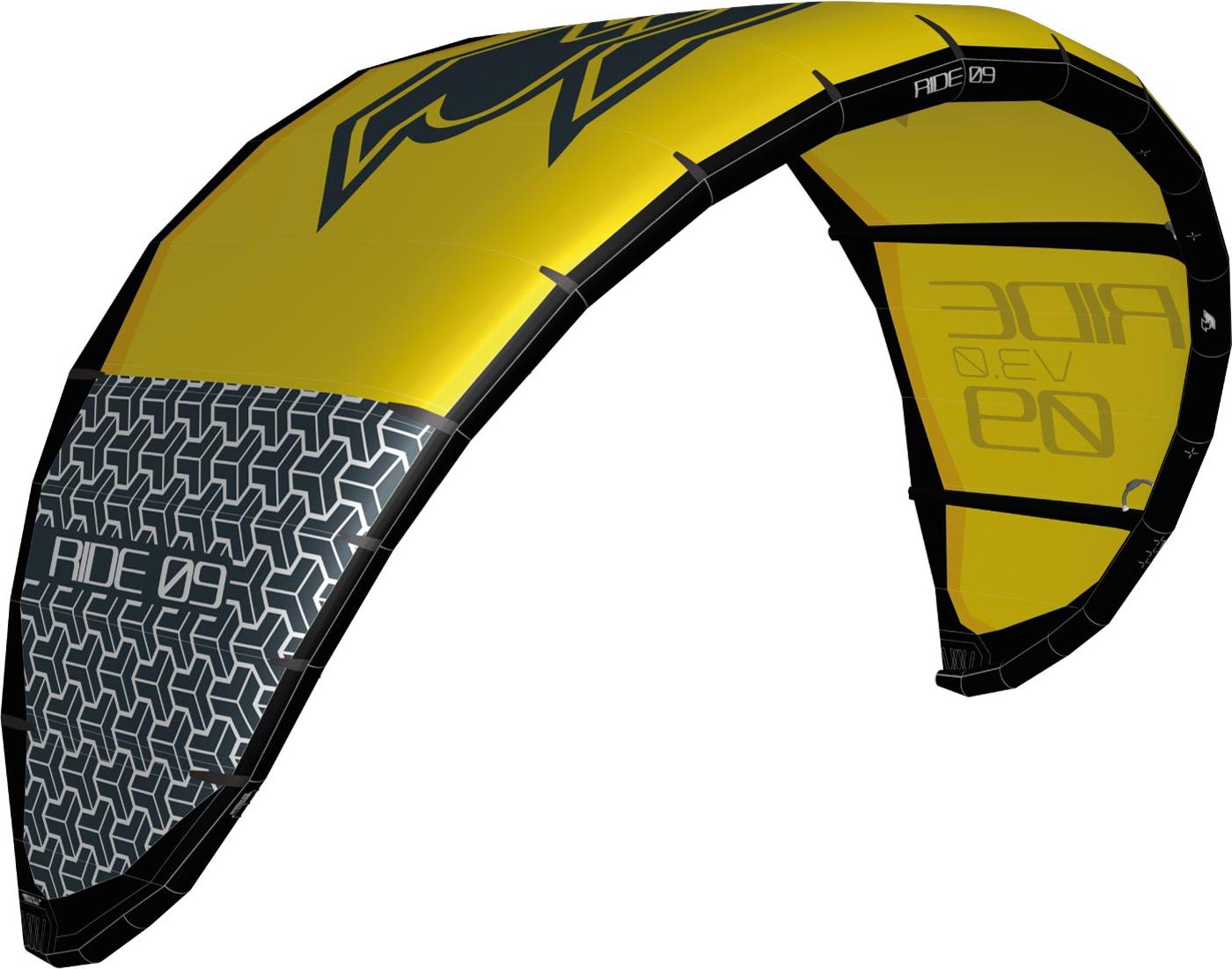 F2 Kite Ride V3.0 5qm Gelb Mega- Vorjahresmodelle