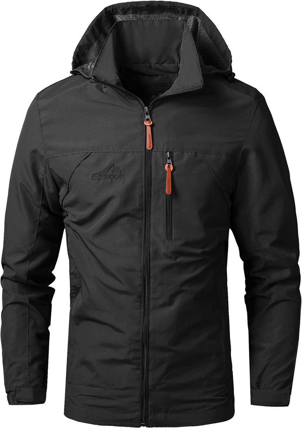 Lixada Herrenjacke, wasserdicht, mit Kapuze, Outdoor-Radsport, winddicht, atmungsaktiv