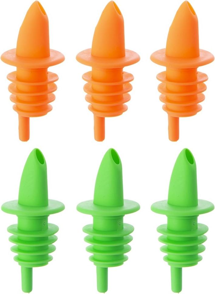 Orion Flaschen-Ausgießer Set, 6-teilig flexibel