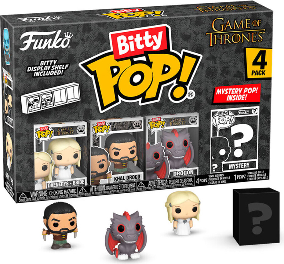 Funko Game of Thrones Bitty POP! Vinyl Figuren 4er-Pack Khaleesi 2,5 cm FK83648