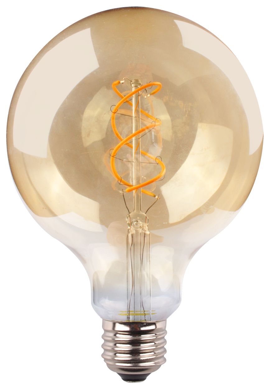 Retro Spiral LED Globe Filament Müller-Licht