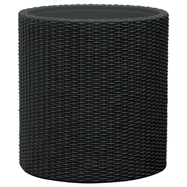 EURO3PLAST Fioriera Kube Vaso Quadrato 40X40 H40 Cemento
