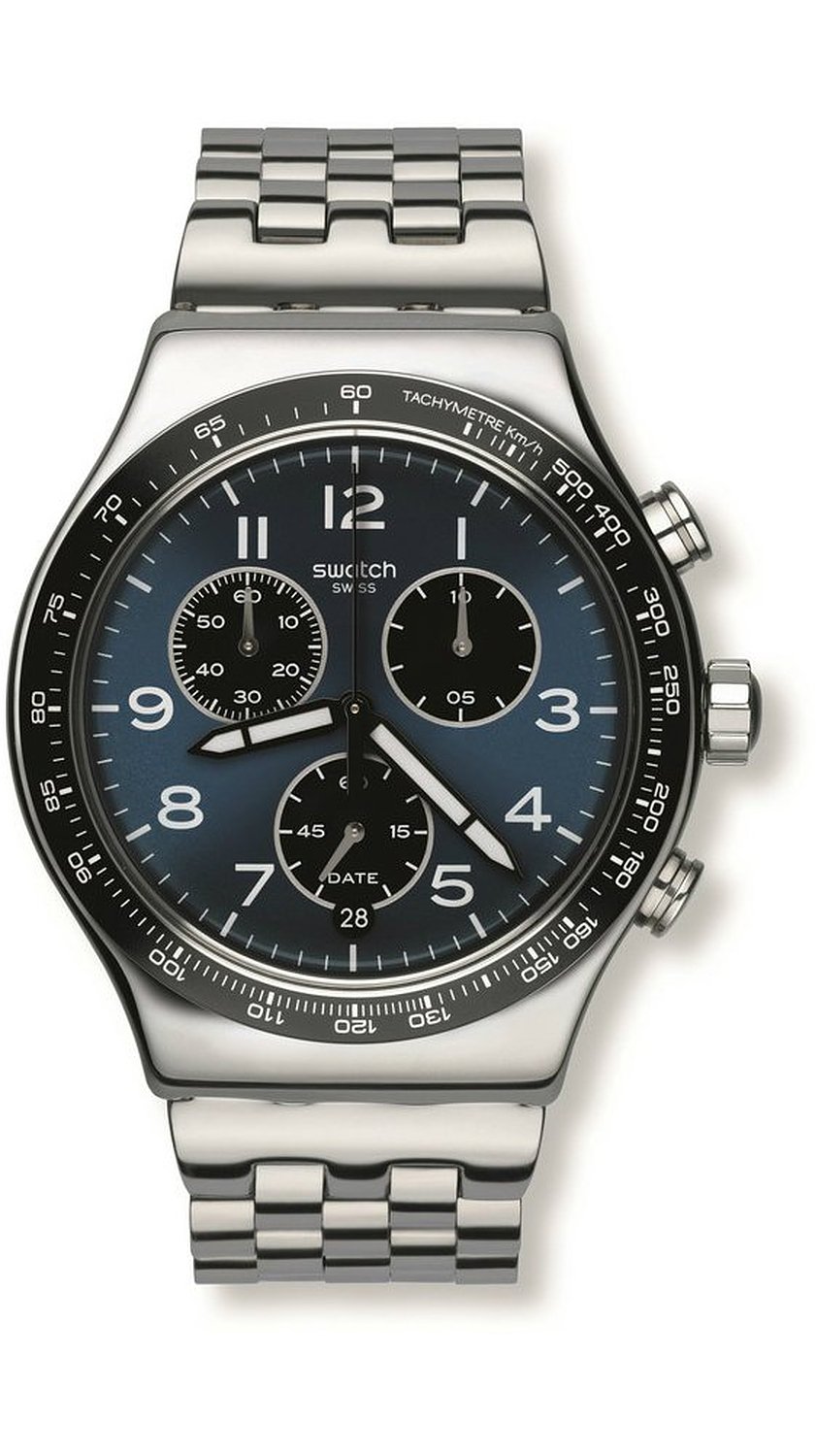 Swatch YVS423G Boxengasse Herren Armbanduhr