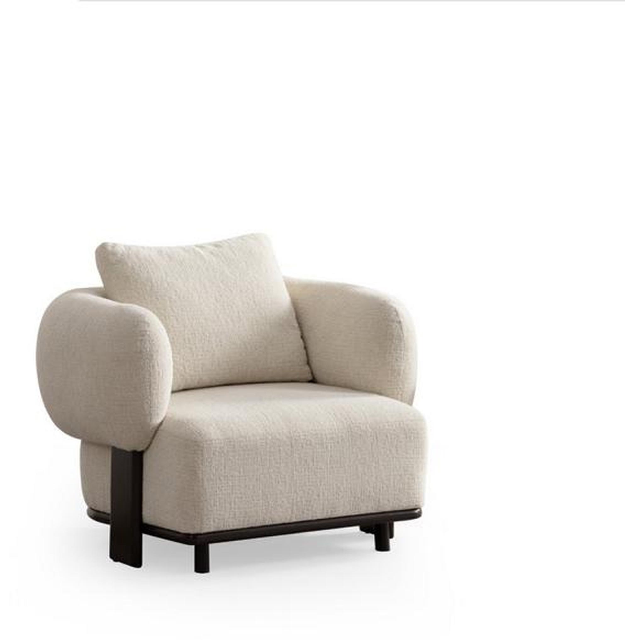 Beige Couch Sofa Sofagarnitur Relaxgarnitur Polsterset Loungemöbel 3+1 Tisch