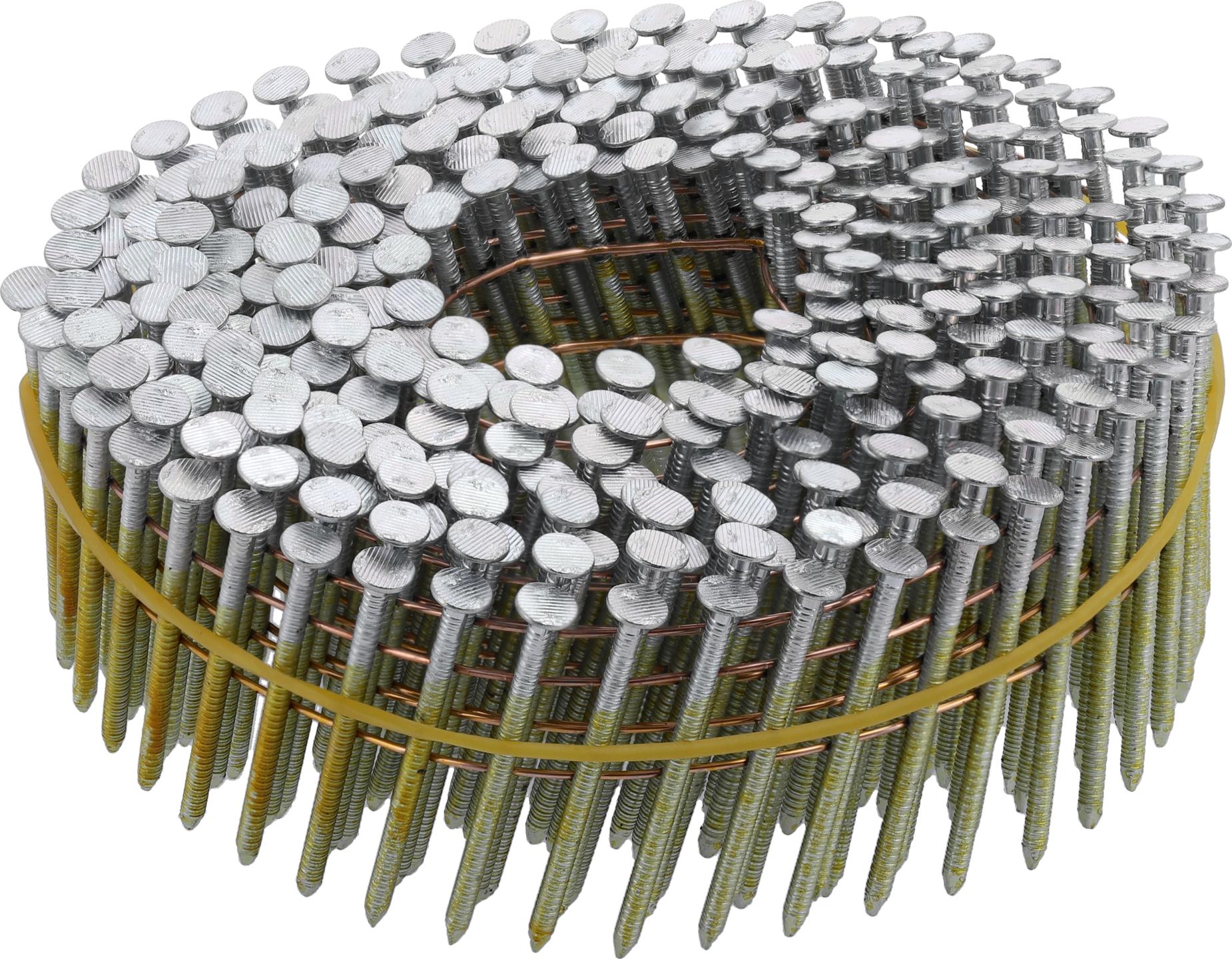 TRIZERATOP Coilnägel, Trommelnägel verzinkt 38 x 2,1 mm, 7200 Stück TRI-72016