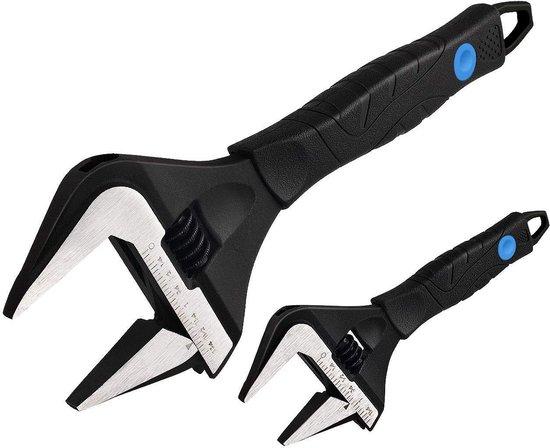 OEM Verstelbare Moersleutel Set, 2-teilig, tief, 150mm/6" und 250mm/10", in Koffer, Edelstahl 2026
