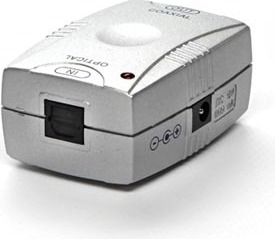 Neutralle Audio převodník digitálního signálu TOSLINK samice - CINCH samice součástí je i DC adapt