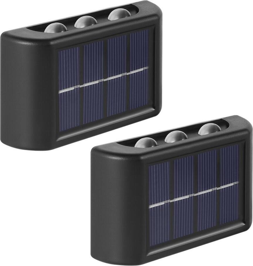 Solárne nástenné svietidlá, solárne lampy nahor a nadol