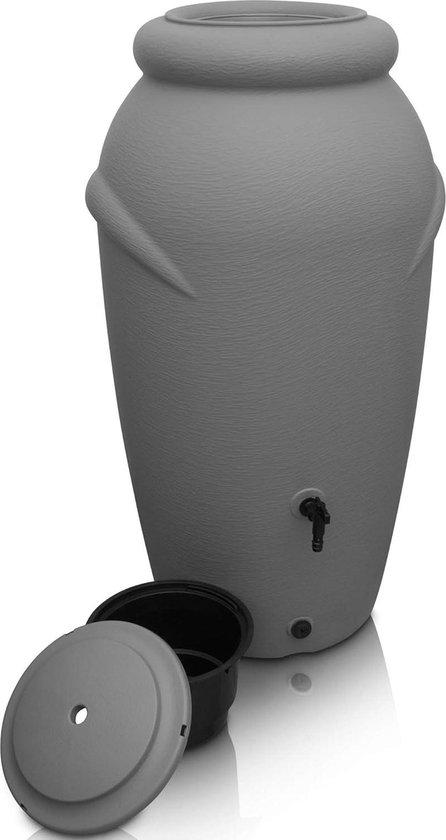 Famanu Regenfass 210 Liter - Amforen-Design, frostbeständig, UV-beständig SHSHOP