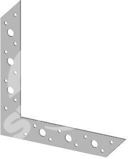 WT WINTECH a.s. Gesims NA 40, 40x40x10x1,5 - Packung mit 1 Stück