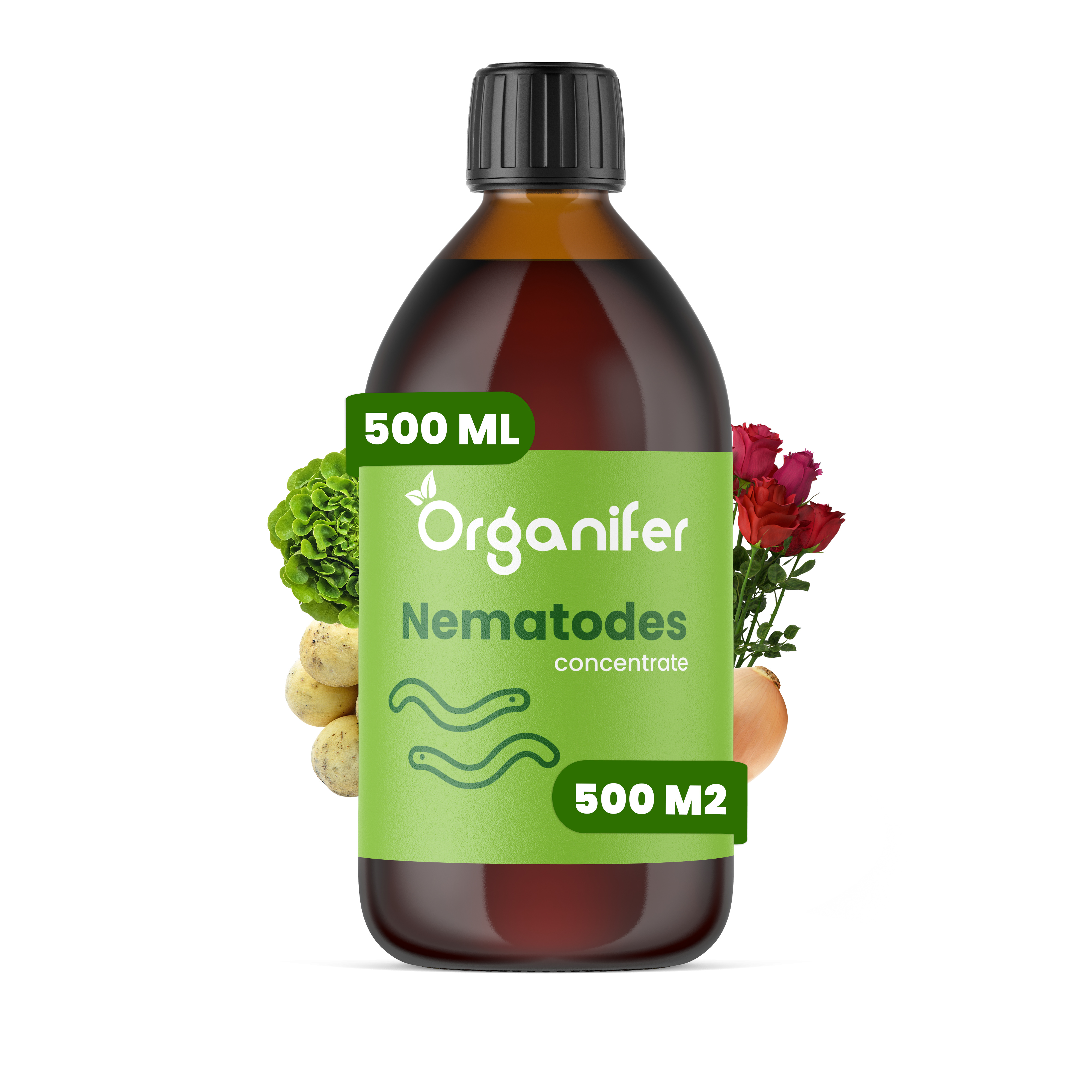 Nematoden - Fadenwürmer-Konzentrat - 500 ml für 500 m2- Organifer 27603