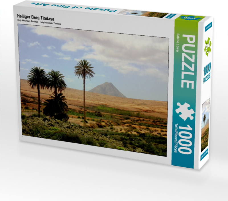 Calvendo Heiliger Berg Tindaya 1000 Teile Puzzle quer 640x480mm, Löwer Sabine; 7444941