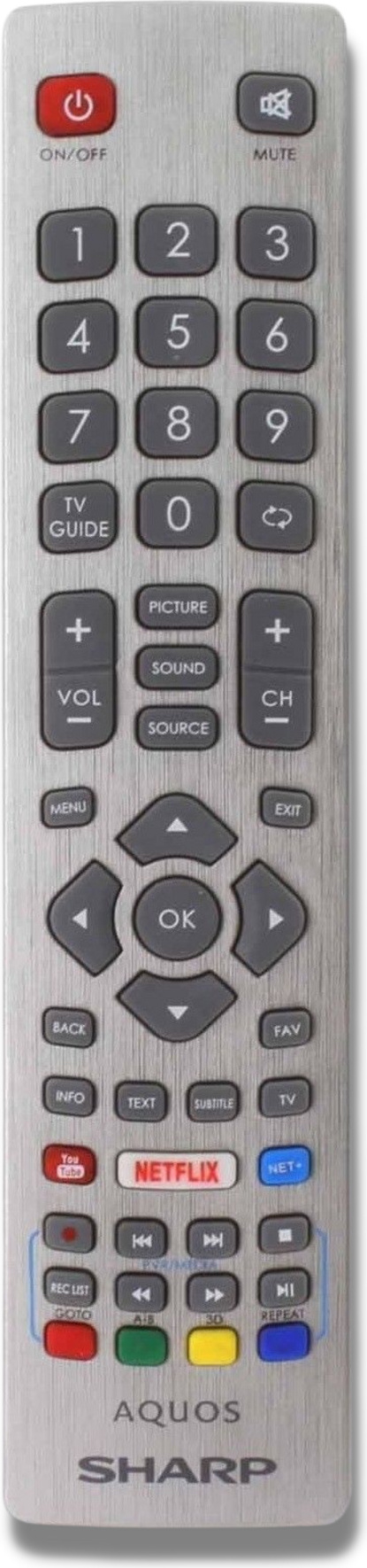 Originale Sharp TV Fernbedienung DH1710 | DH1829