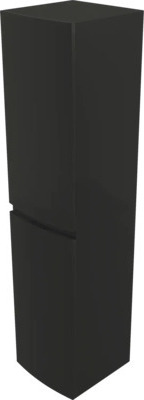 Hochschrank Baden Haus Vague BxHxT 40 x 170 cm x 40 cm Frontfarbe graphit matt 55140