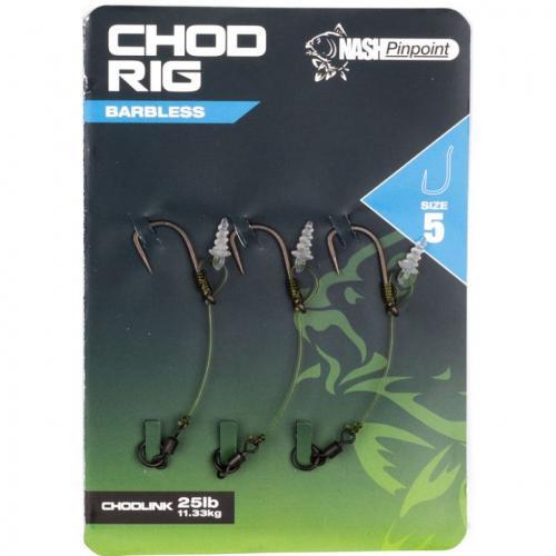 Nash Chod Rig Size 5 Barbless T6305