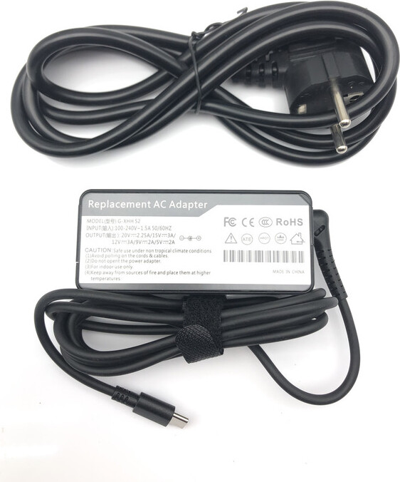 T-ProTek 45W Adapter Netzteil Ladegerät kompatibel für Lenovo P/N: ADLX45ULCC2A