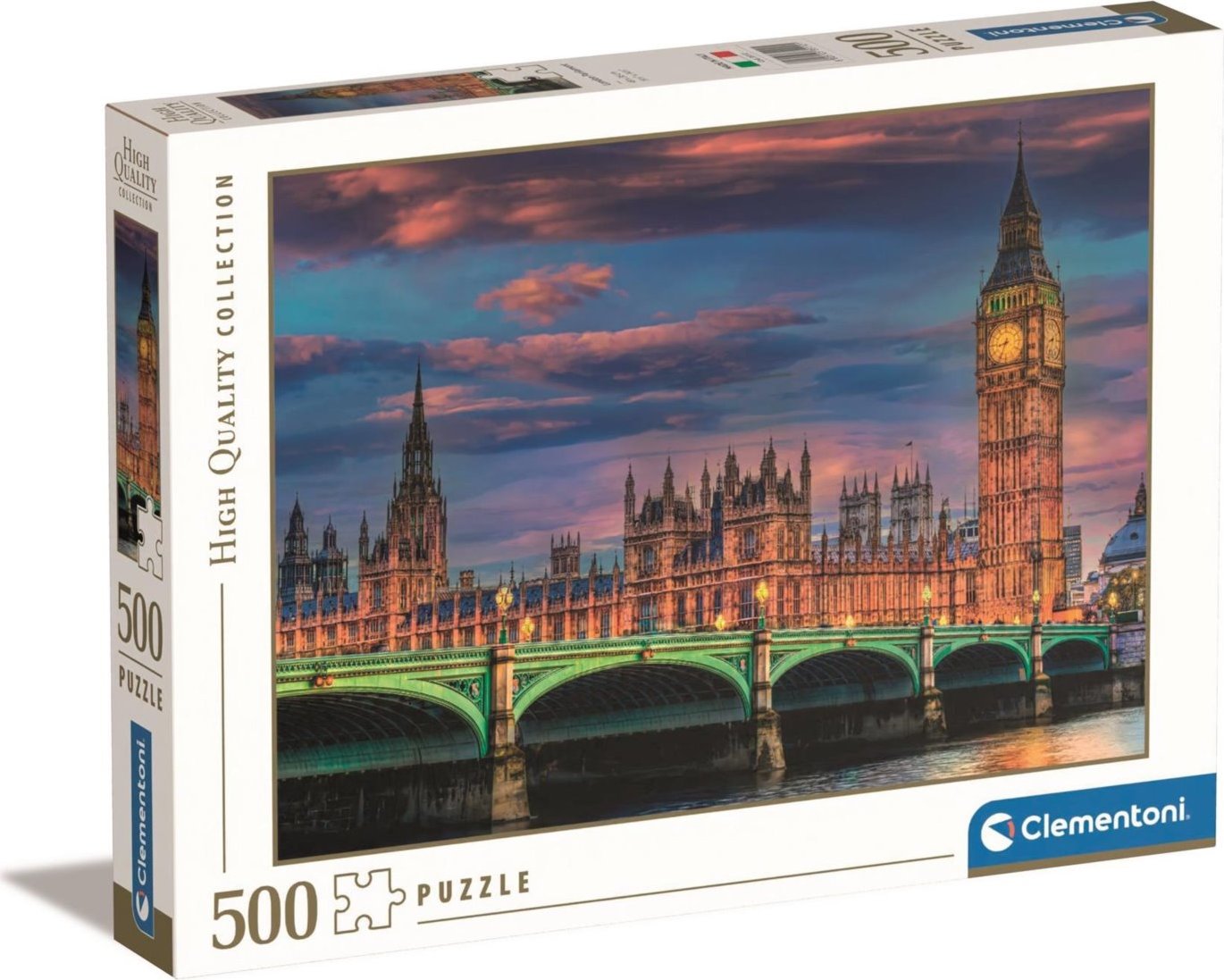 Clementoni - Puzzle London Parliament - 500 dielov WLP-Clementoni-35112