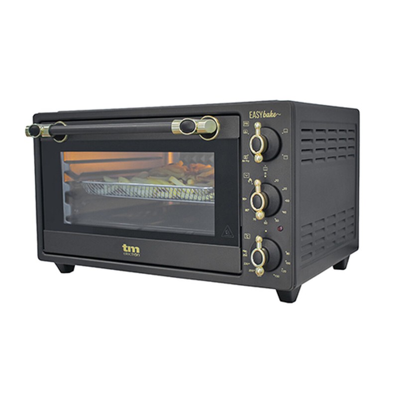 TM Electron EASYBAKE TMPHO020RAN Mini rúra v retro dizajne s bezolejovou fritézou, 20 litrov, nastaviteľná teplota 80ºC až 250ºC, 5 funkcií, vrátane 4 kusov príslušenstva.