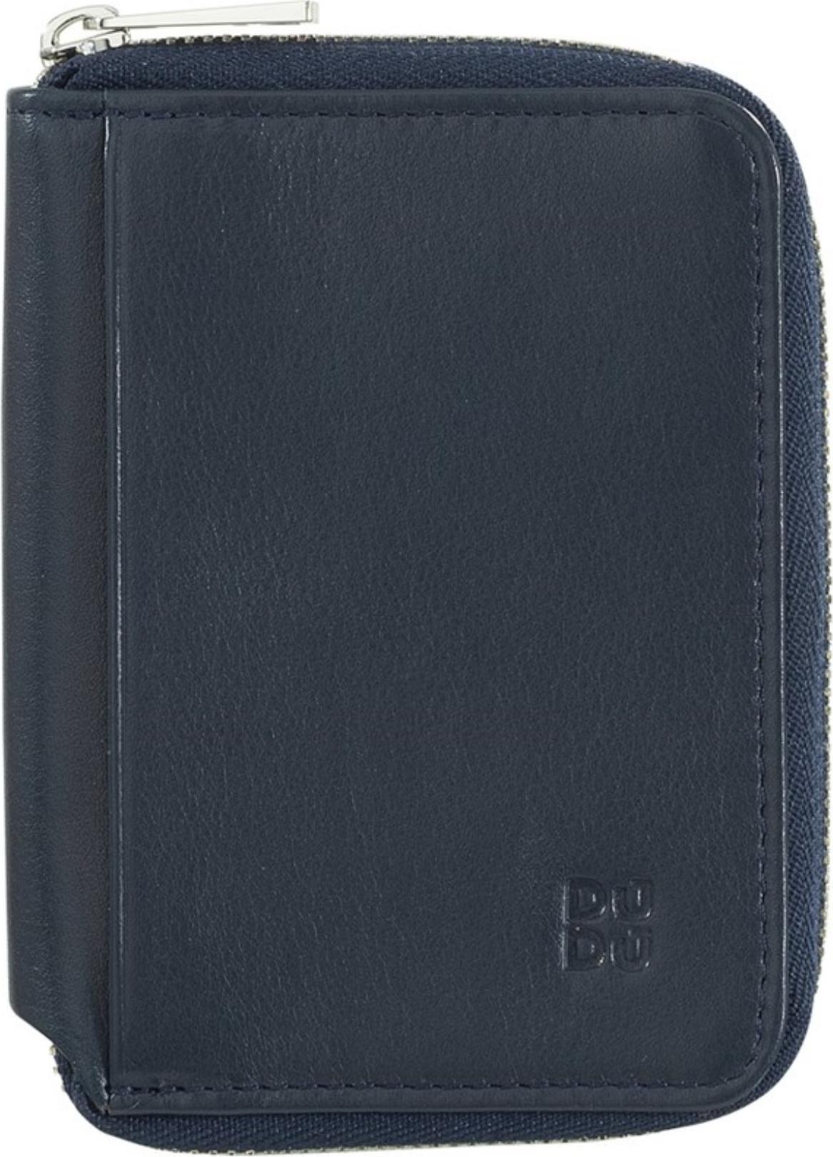 Kleine Herren-Geldbörse mit Reißverschluss und Kartenhalter von DuDu 534506007