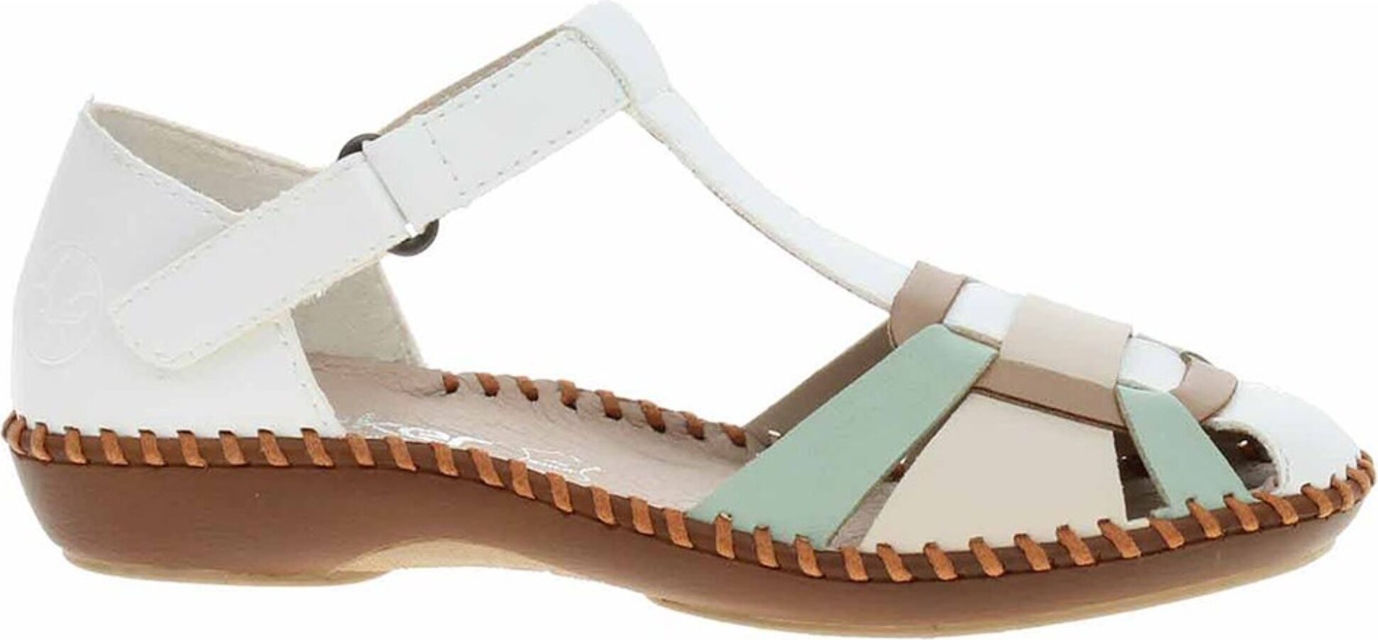Damen Sandalen Rieker M1673-90 weiß 39 M167390