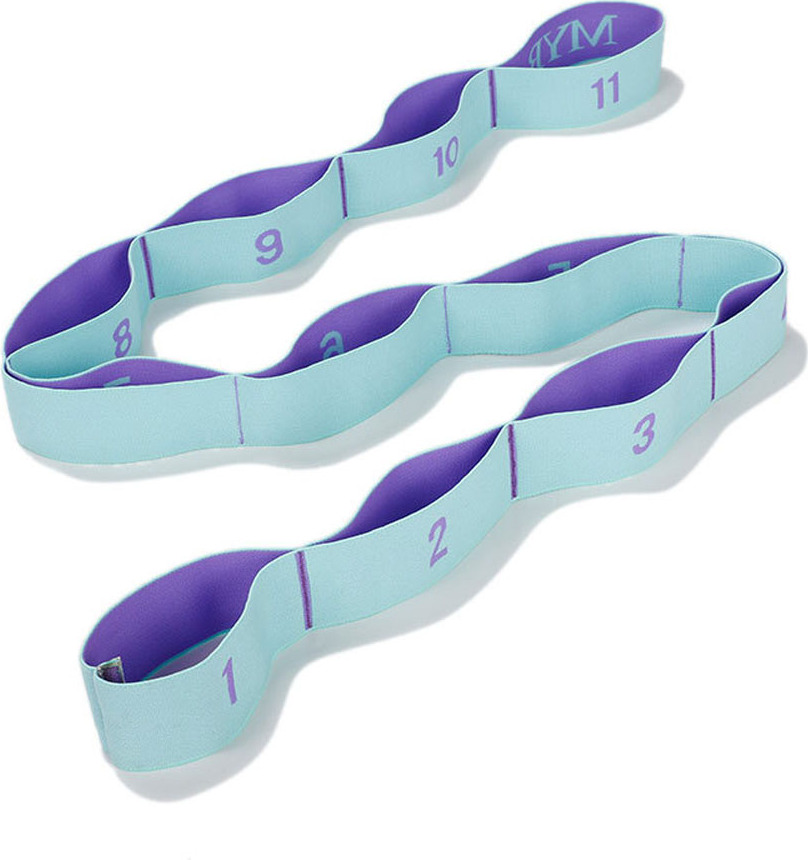 Armastuse Yoga Gurt Mit 8 Schleifen - Elastisches Stretch Band Für Training