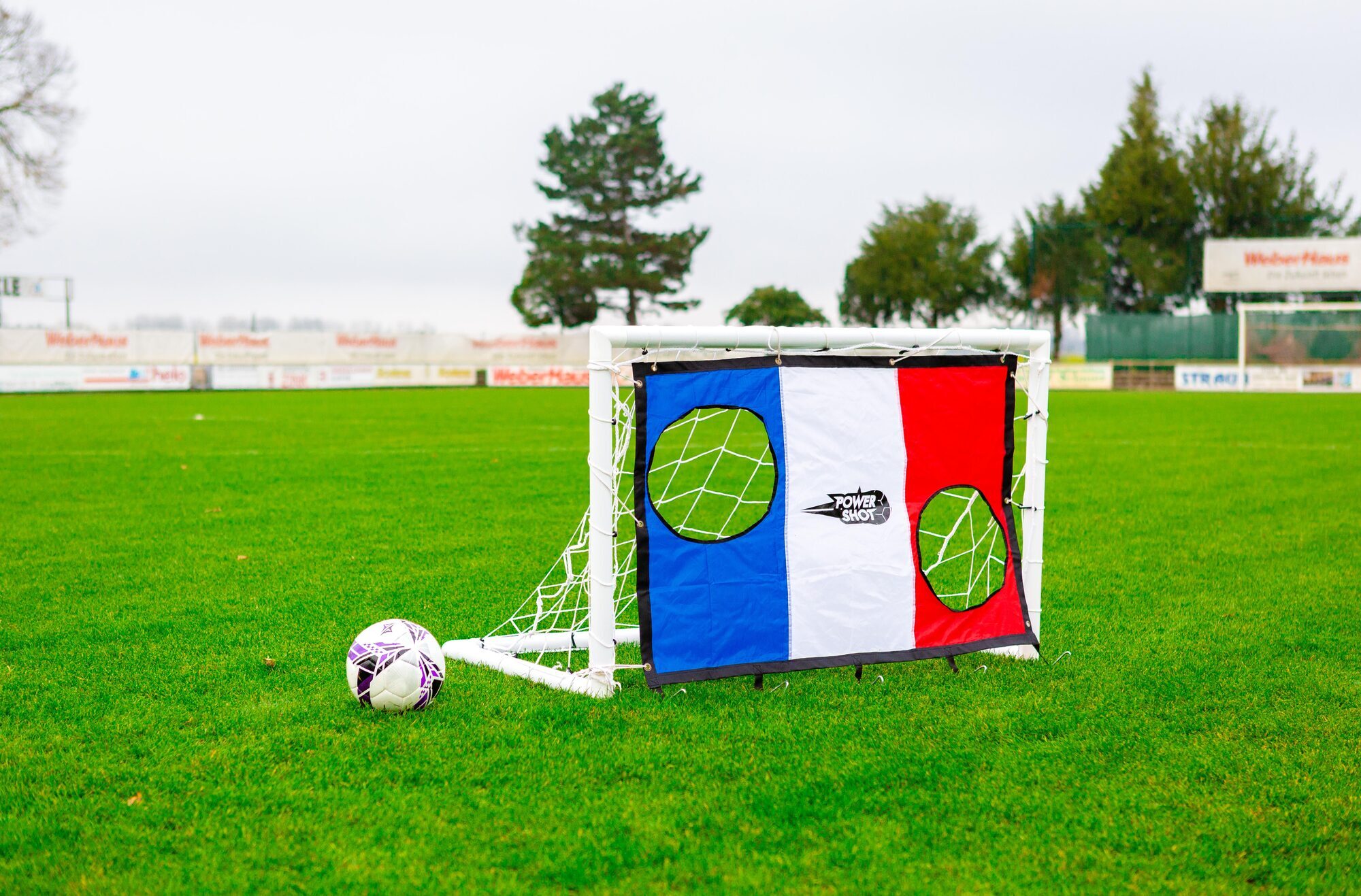 POWERSHOT Torschusswand 1,2 x 0,8m - Französische Flagge