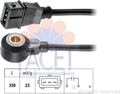 1 Klopfsensor FACET 9.3050 Italy - OE Equivalent für OPEL VAUXHALL