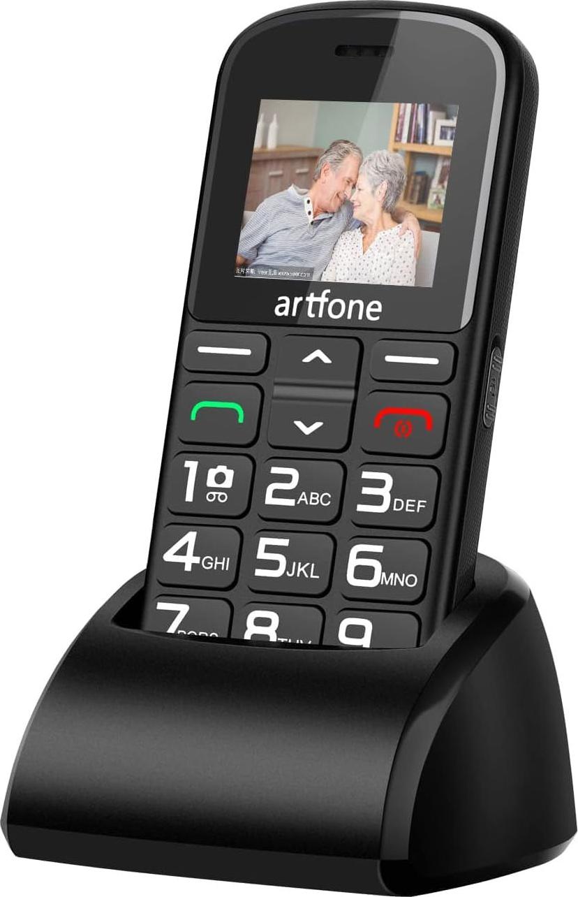 artfone Seniorenhandy CS182 | Handy mit großen Tasten & Notrufknopf | 2G | Dual SIM