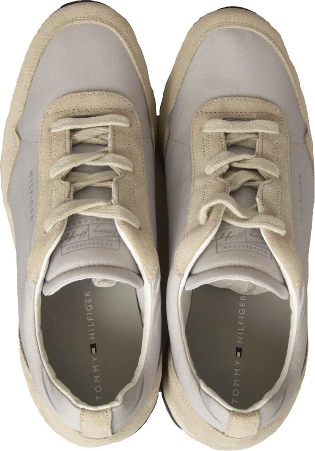 Herrenschuhe TH TOMMY HILFIGER Sneaker Sportschuh Artikel FM0FM04132 gehobener Premium-Läufermix, EUR 40 - UK 6,5 - USA 7,5 - CM 25, Poliestere 100%