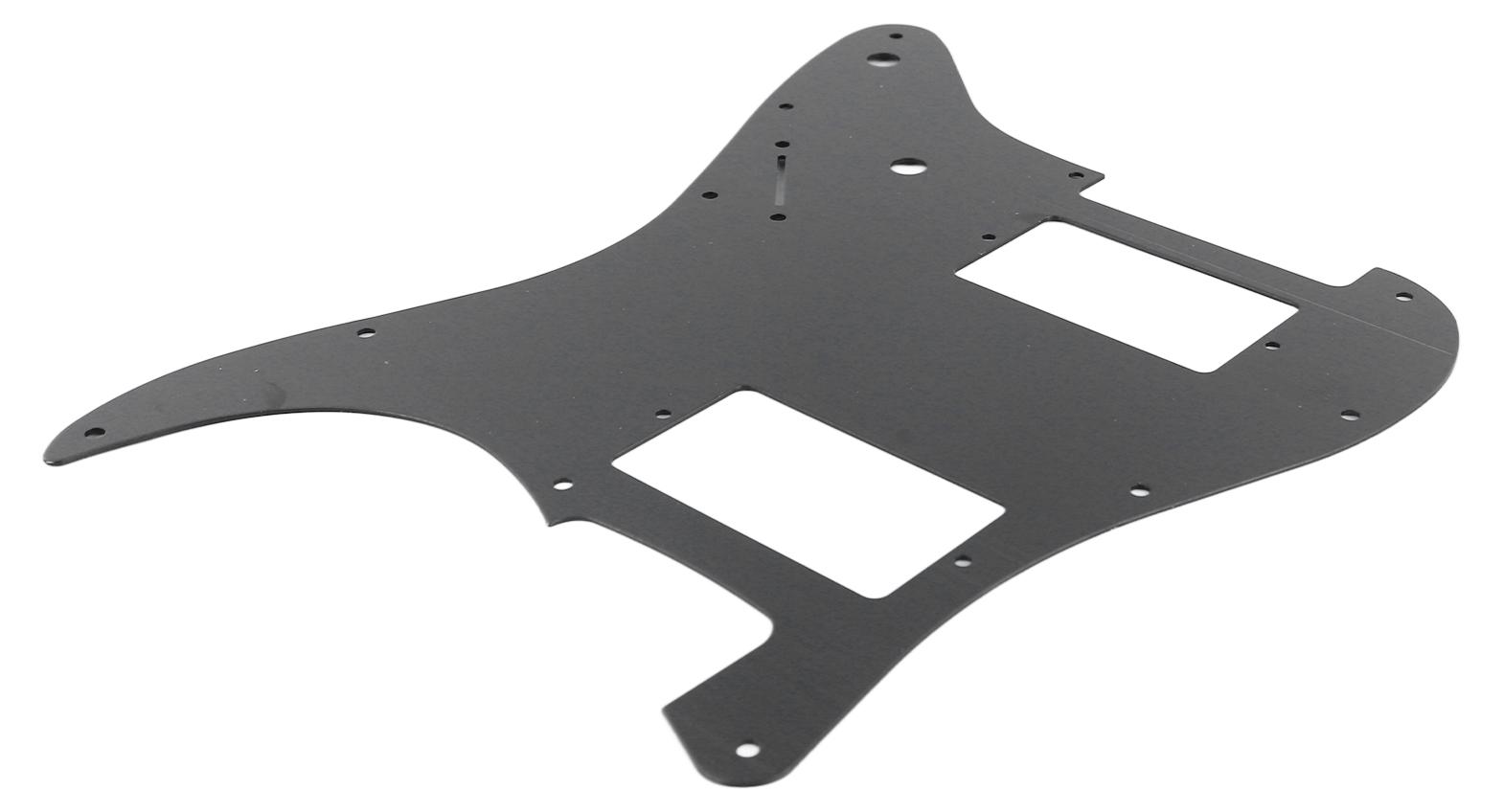Gistuch E-Gitarren-Schlagbrett, Aluminiumlegierung, 2 Humbucker-Gitarren, Schlagbrett, Kratzplatte, Schwarz