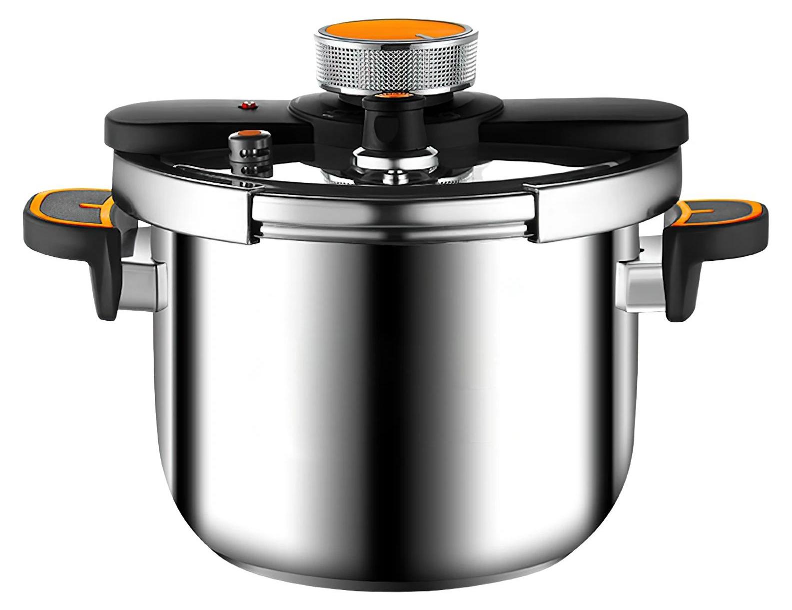StarTech Schnellkochtopf 8 l - Edelstahl-Dampfdrucktopf - Für Induktion und Gasherd - Lebensmittelecht - Sicherheitsventil - Extra robust