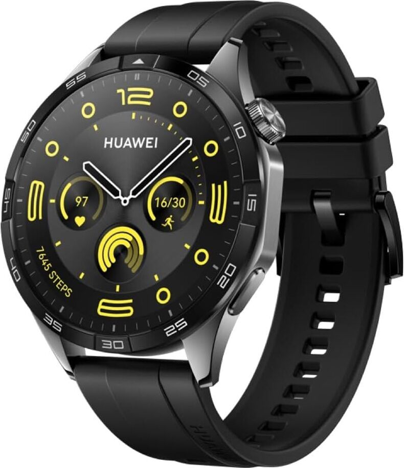 HUAWEI Herren Smartwatch GT 4 46mm , Bis zu 2 Wochen Akkulaufzeit, Android und iOS, Kalorienmanagement, Professionelles Gesundheitsmanagement, SpO2, GPS