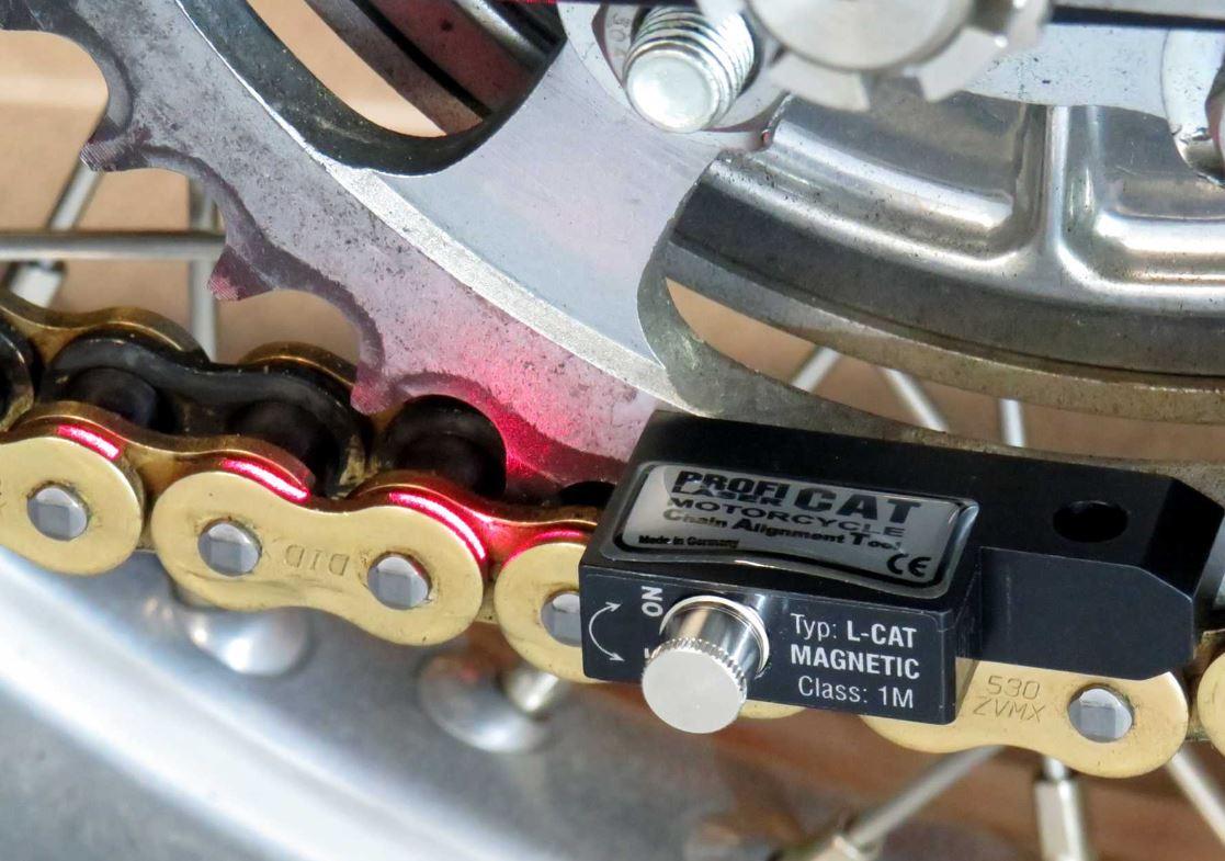 PROFI PRODUCTS Kettenfluchttester "Cat Laser Magnet" 396-707