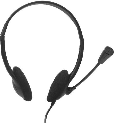 Nilox NXAU0000002 Slúchadlá a náhlavná súprava s káblovou čelenkou Kancelária/telefónne centrum USB Type-A Black