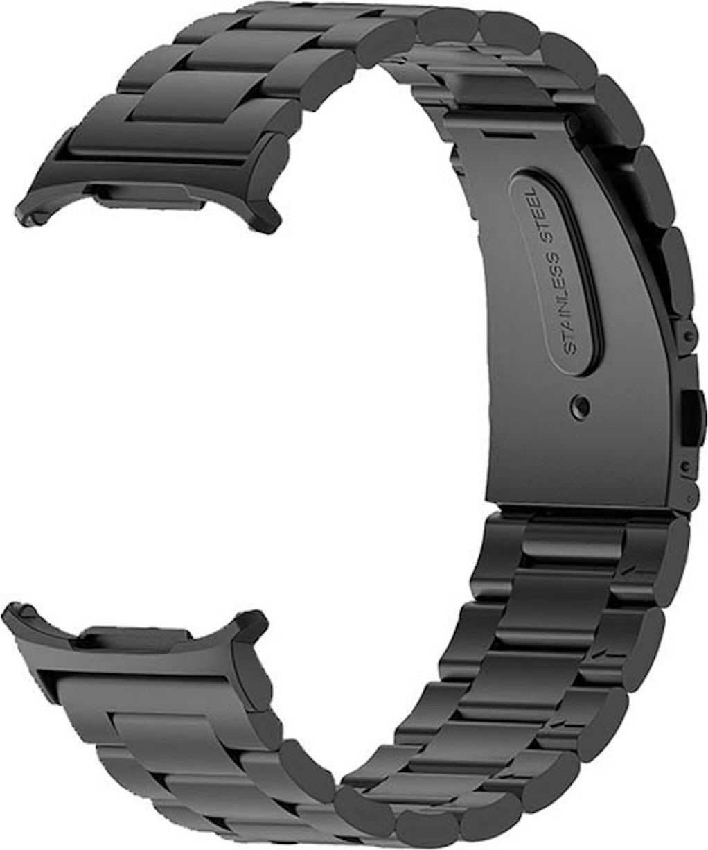 Pre Samsung Galaxy Watch Ultra 47 mm kovový remienok na ruku z nehrdzavejúcej ocele Black