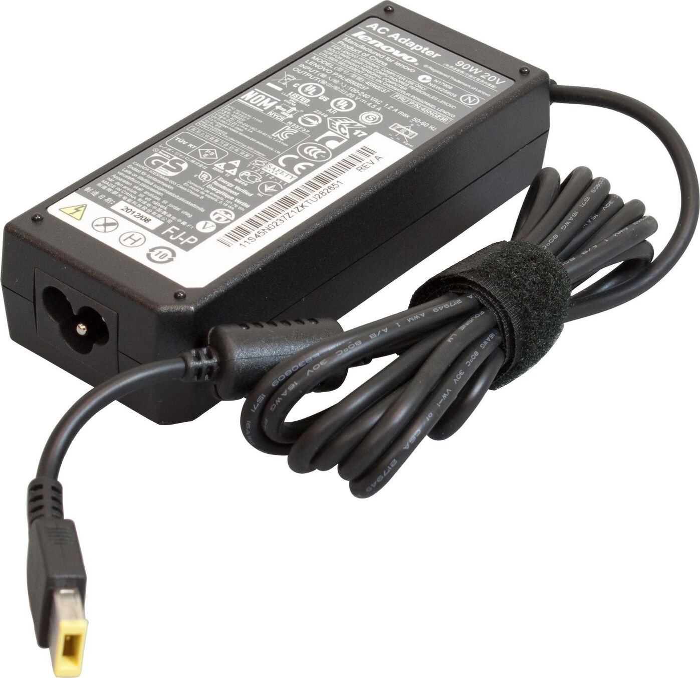 Lenovo 90W 3pinový vnútorný napájací adaptér a menič de Indoor Power Black