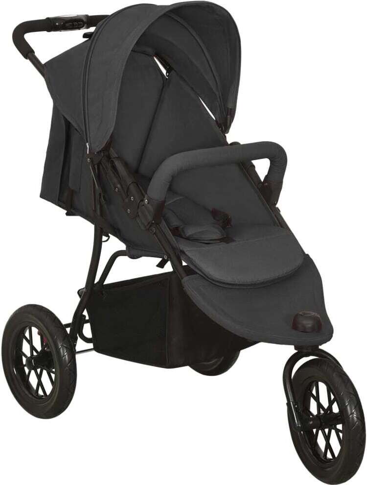 Kinderwagen Anthrazit Stahl