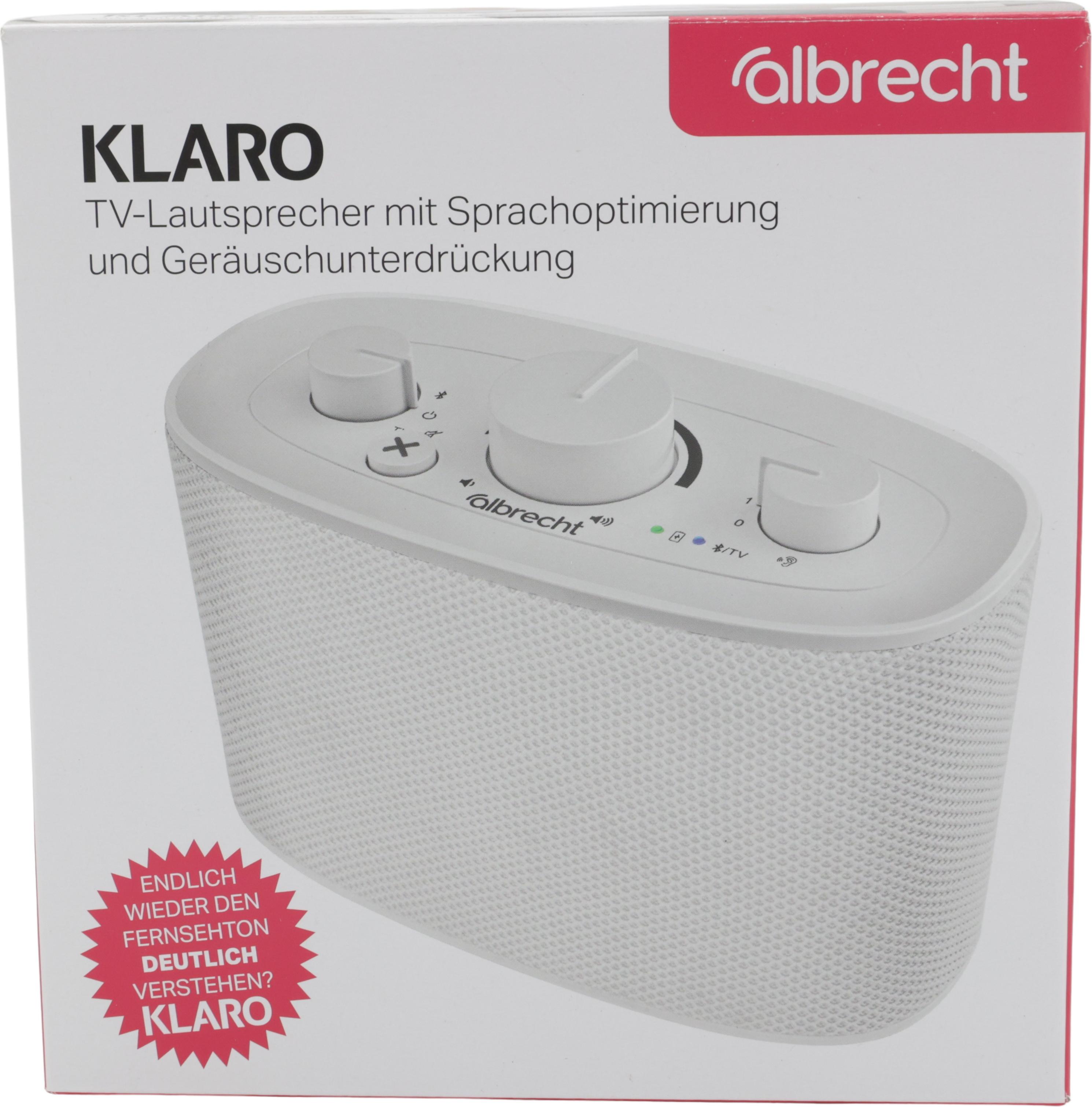 Albrecht TV Lautsprecher "KLARO" 24100